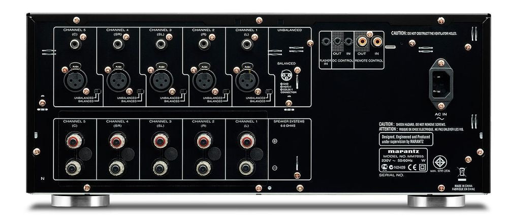 Marantz MM7055 5-channel Power Amplifier (Black)-Home theater expert Store