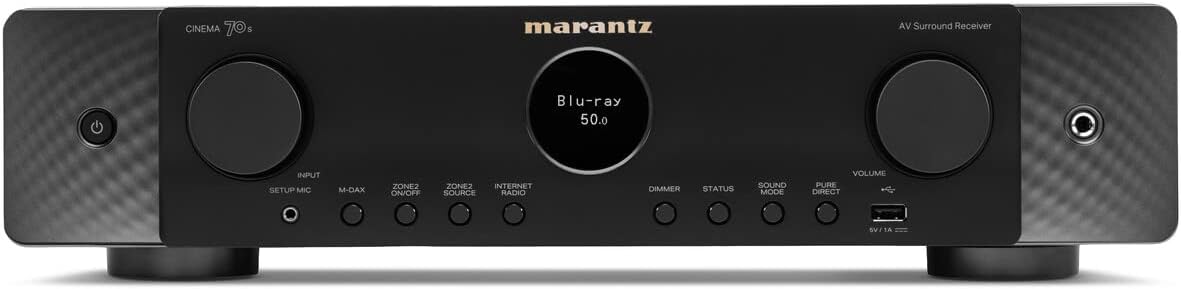 Marantz Cinema 70s Slimline 7.2 Channel Av Receiver In 50 Watts-Home theater expert Store