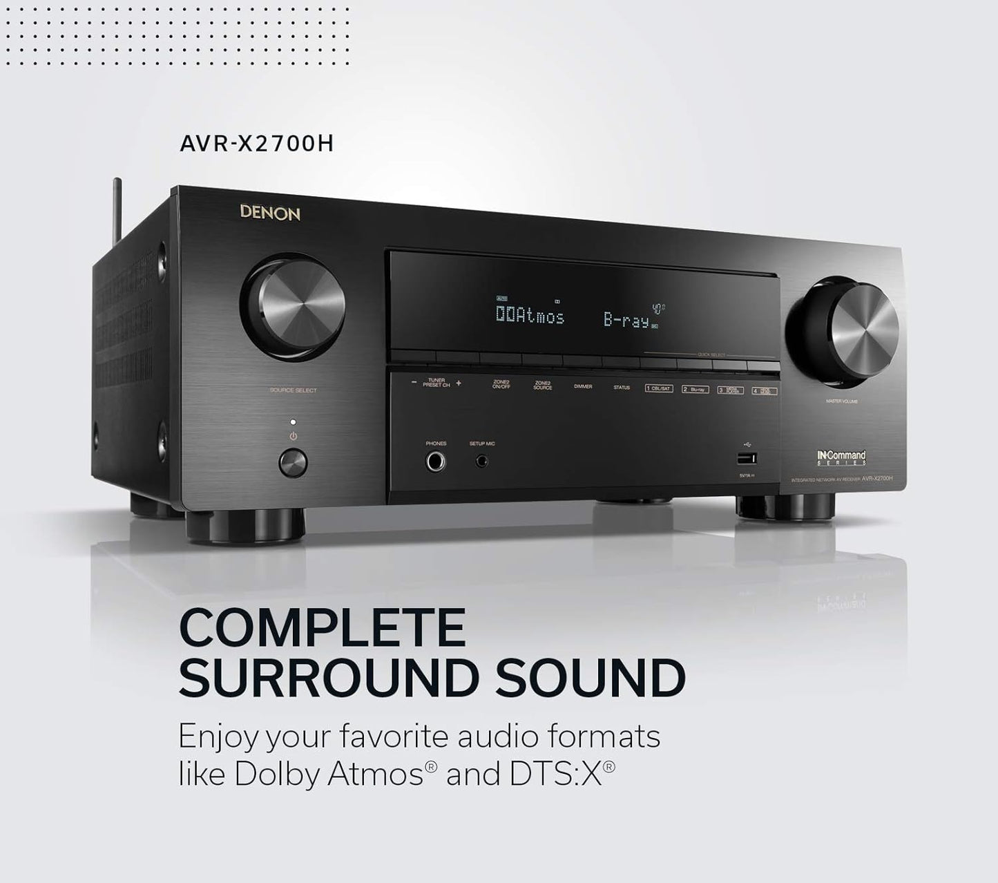 Denon AVR-X2700H 8K Ultra HD 7.2 Channel