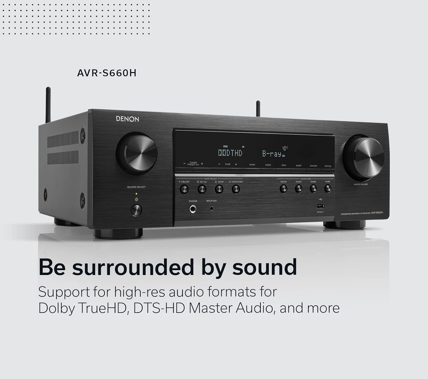 Denon AVR-S660H 5.2ch 8K AV Receiver