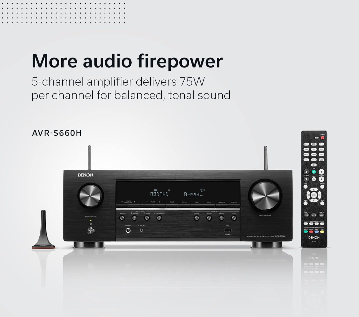 Denon AVR-S660H 5.2ch 8K AV Receiver