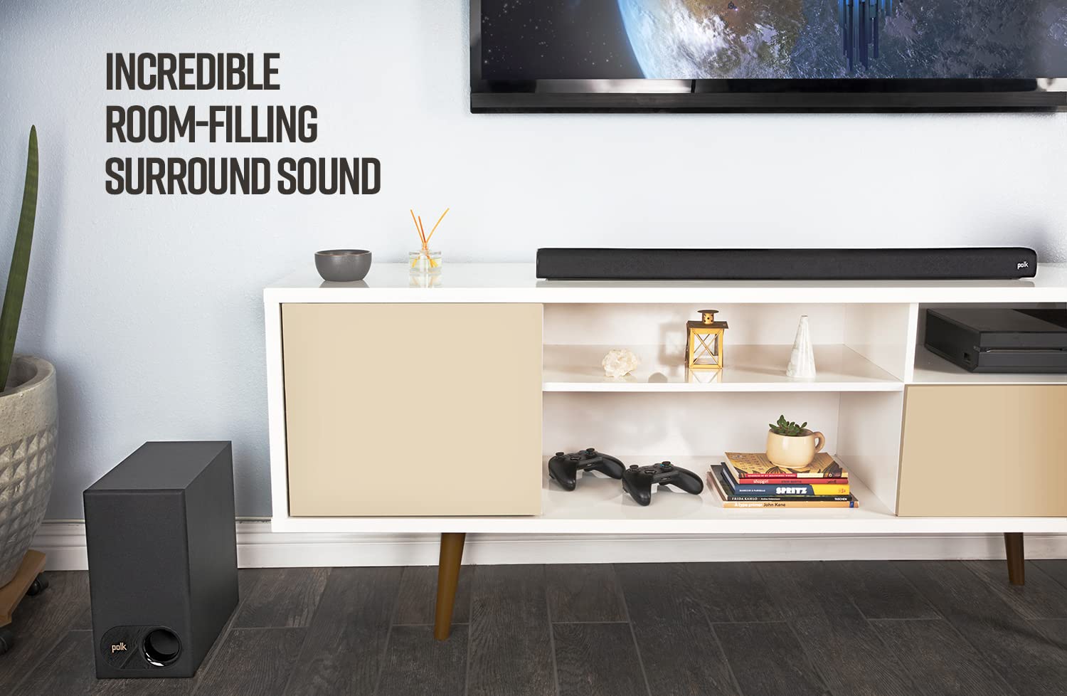 Polk Audio Signa S2 Ultra Slim TV Dolby Audio Soundbar With Wireless Subwoofer-Home theater expert Store
