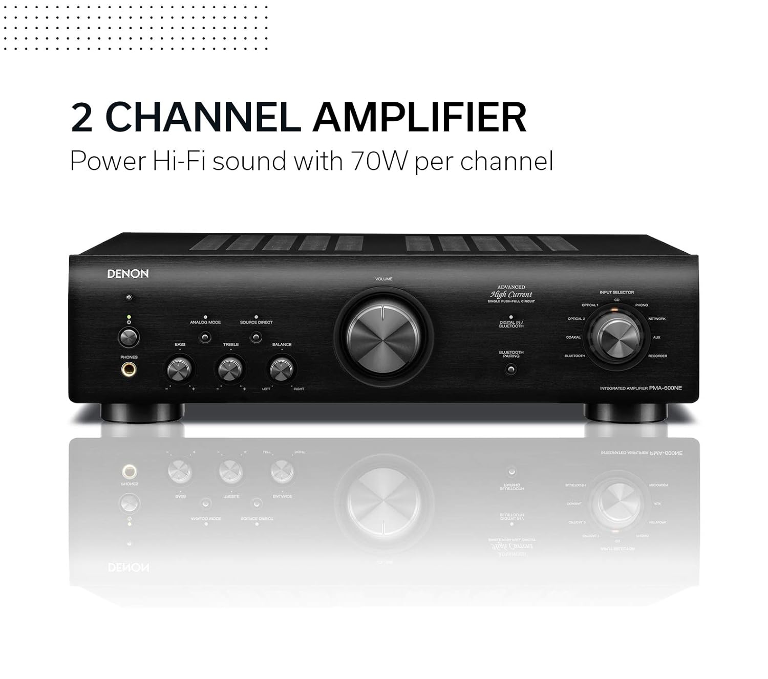 Denon PMA-600NE 70W Integrated Stereo Amplifier