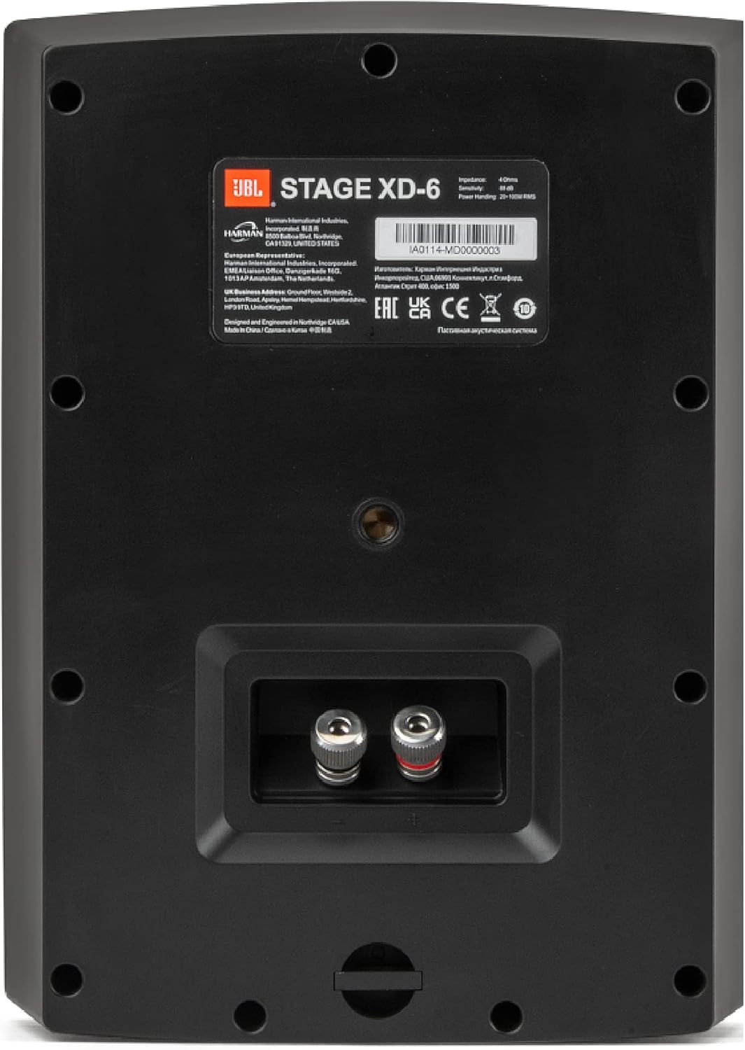 JBL Stage XD6 Indoor / Outdoor Loudspeaker (Pairs)