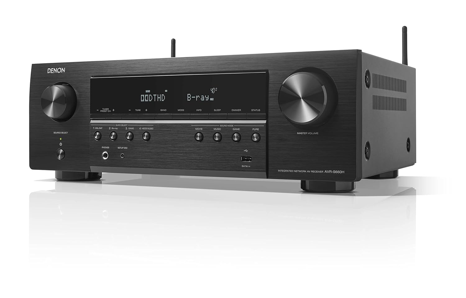 Denon AVR-S660H 5.2ch 8K AV Receiver