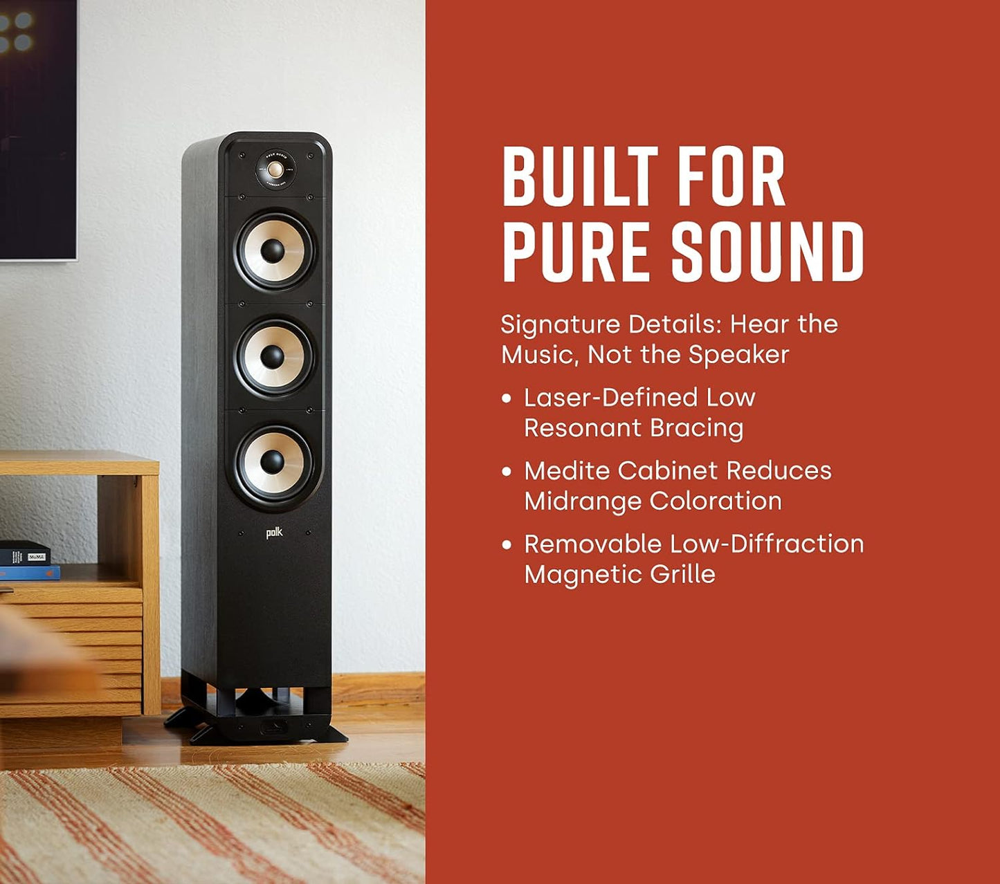 Polk Audio ES55 Floorstanding Speaker (Pair)