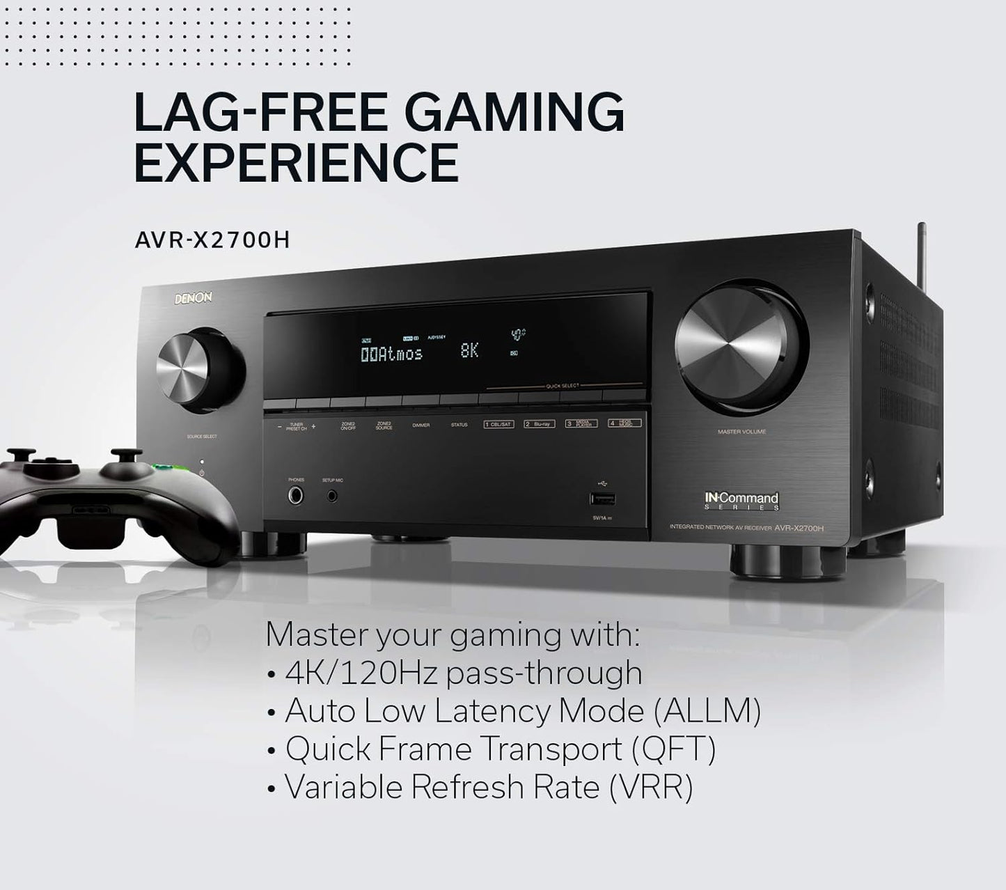 Denon AVR-X2700H 8K Ultra HD 7.2 Channel