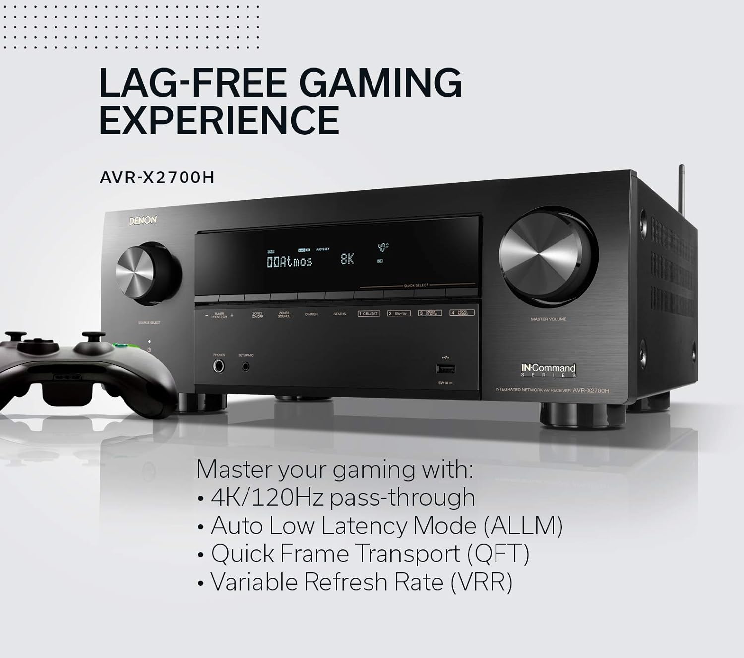 Denon AVR-X2700H 8K Ultra HD 7.2 Channel