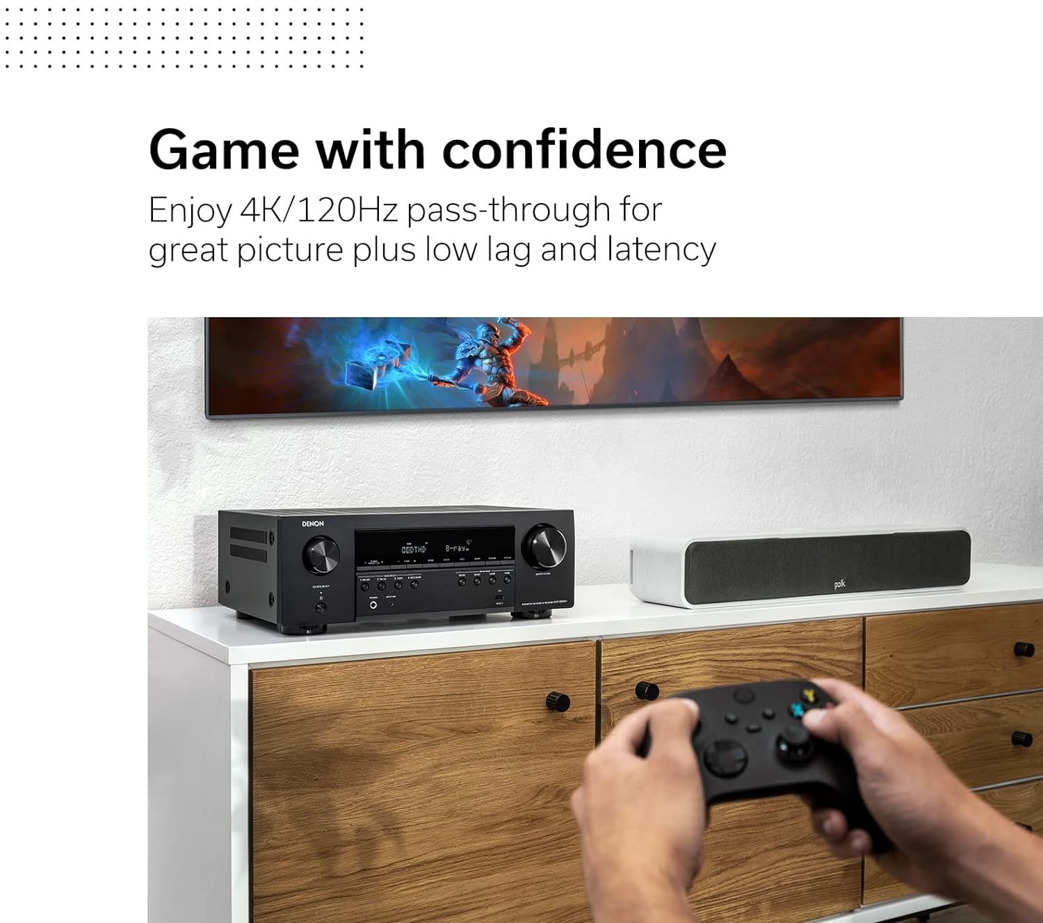 Denon AVR-S660H 5.2ch 8K AV Receiver