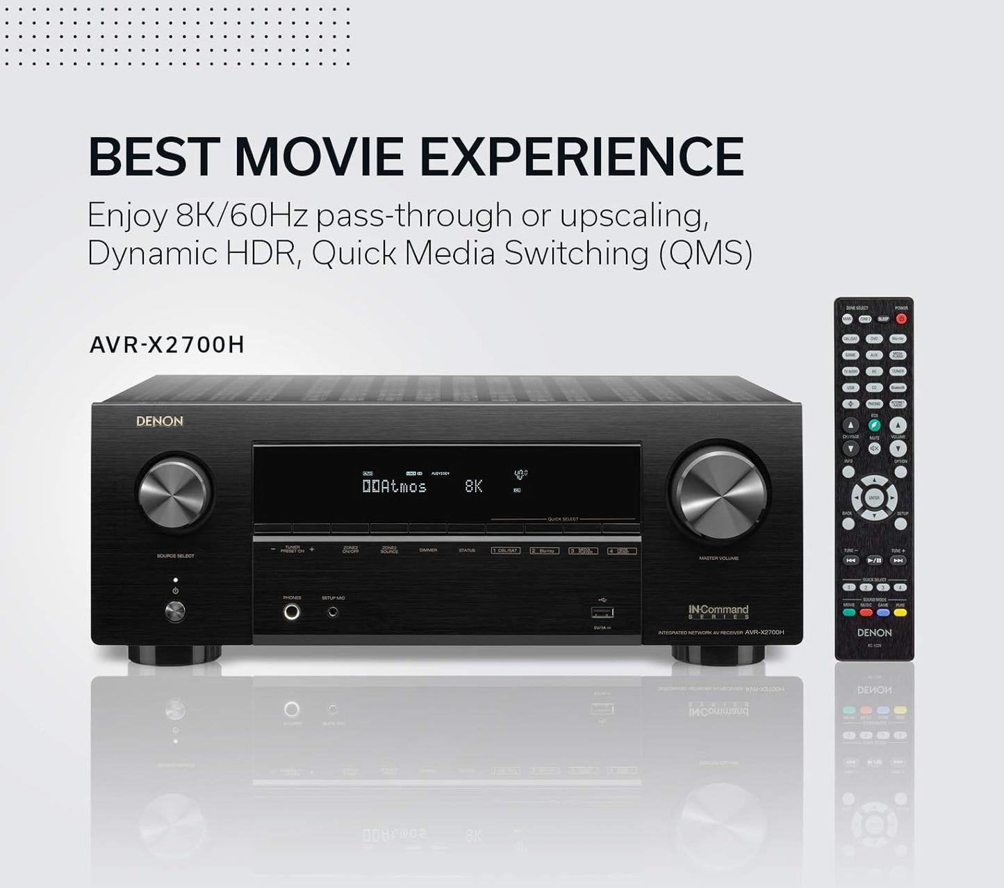 Denon AVR-X2700H 8K Ultra HD 7.2 Channel