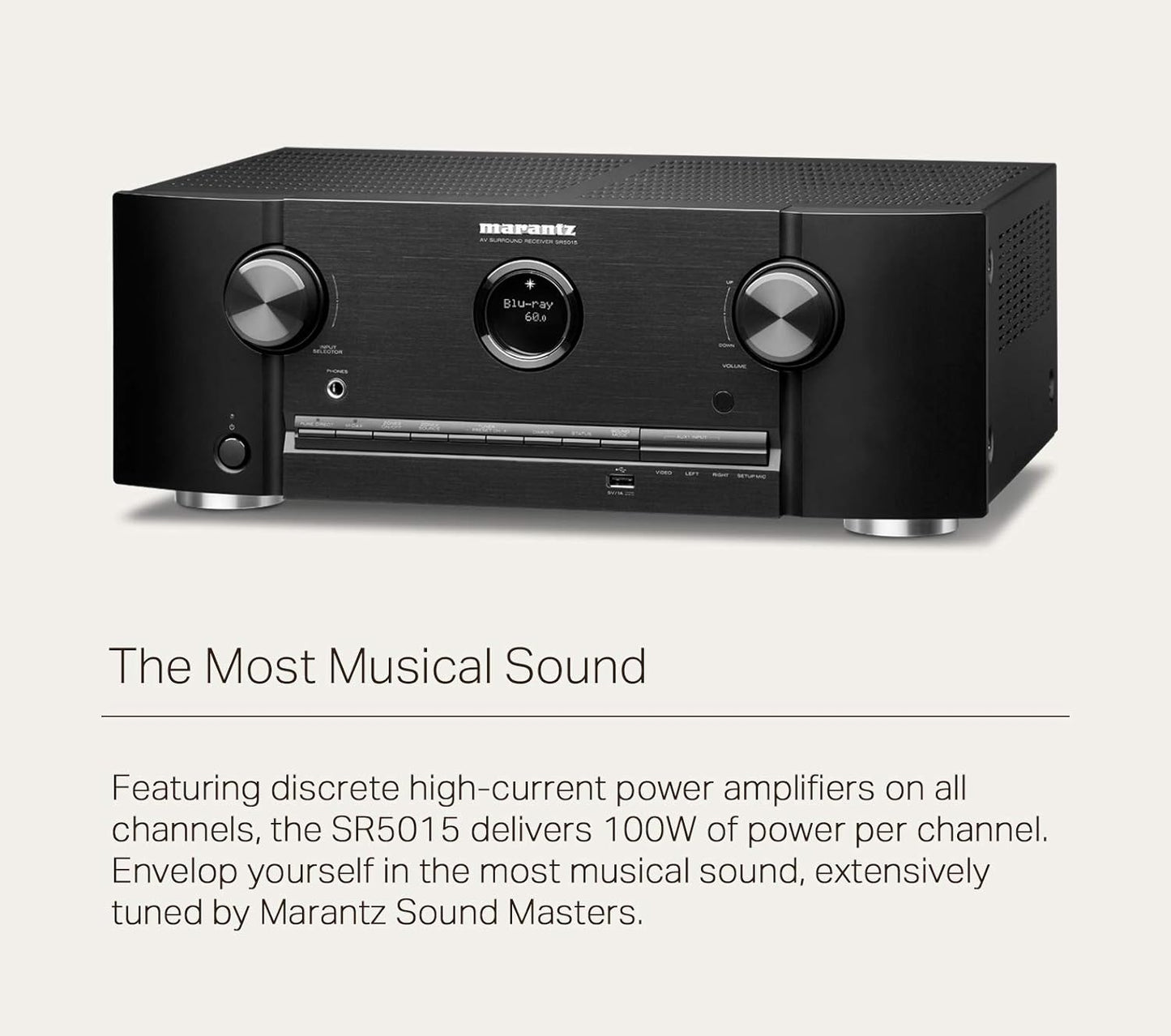 Marantz SR5015-7.2 Channel 8K Ultra HD AV Receiver-Home theater expert Store