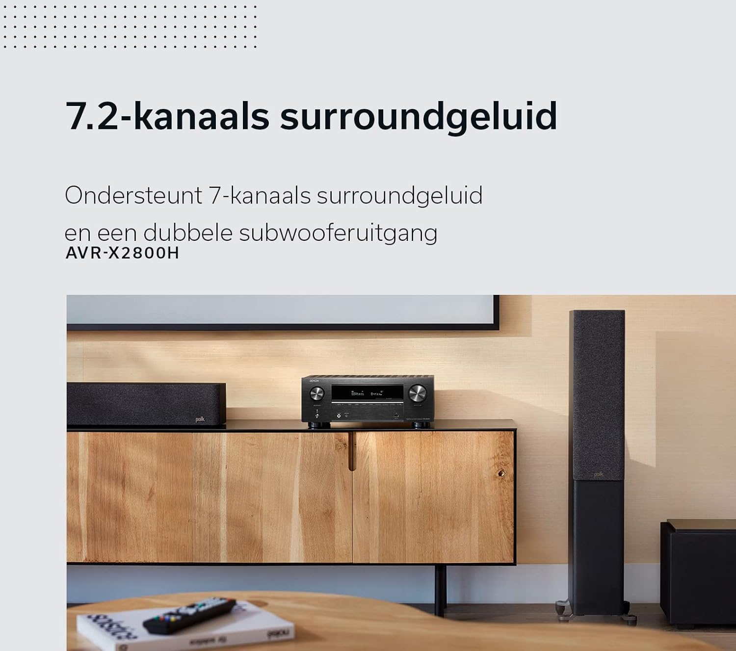Denon AVR-X2800H 7.2 Channel Network AV Receiver