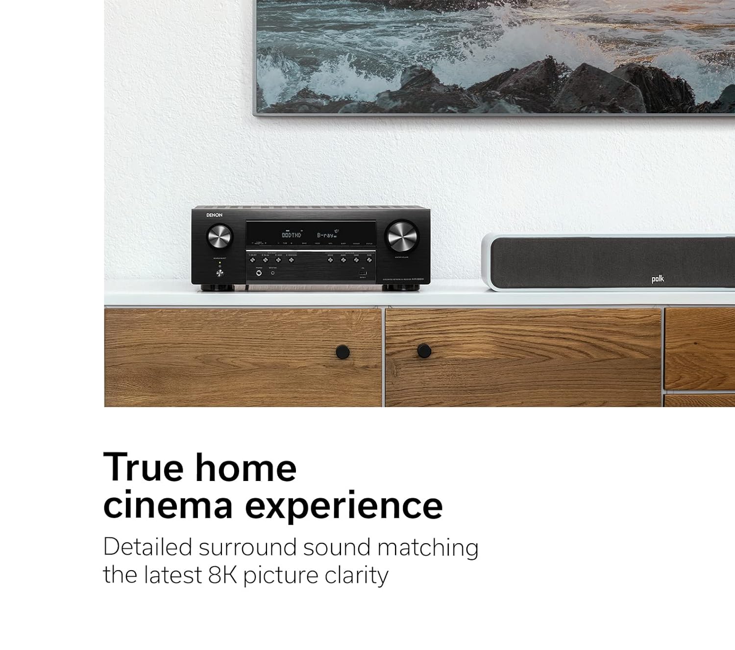 Denon AVR-S660H 5.2ch 8K AV Receiver