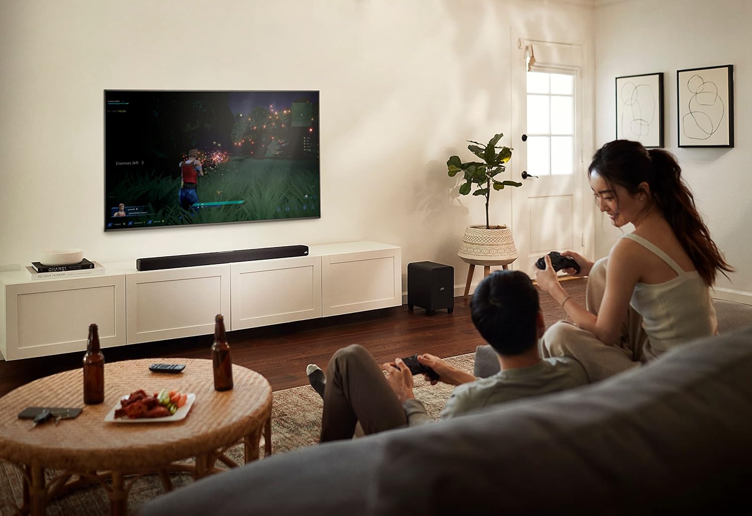 Polk Signa S4 True Dolby Atmos Sound Bar With Wireless Subwoofer, Earc, And Blutooth-Home theater expert Store