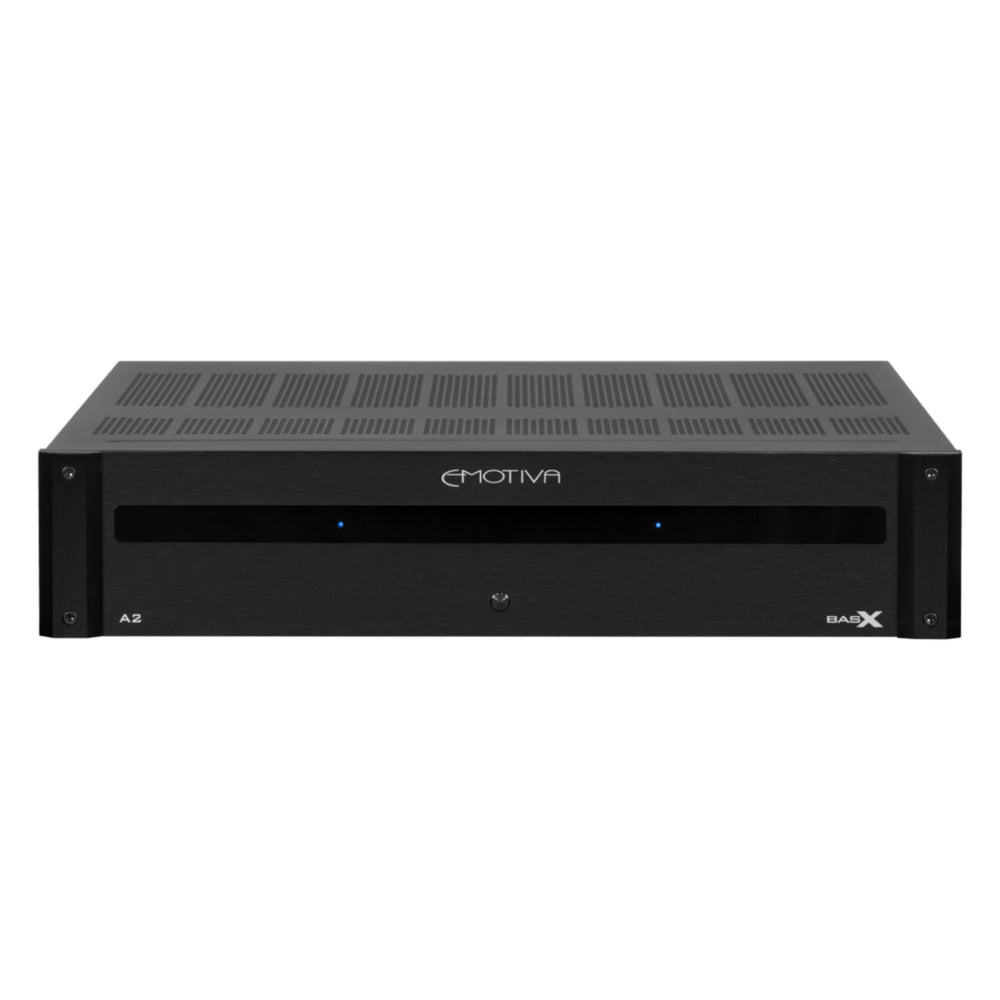 Emotiva BasX A2 Two Channel Power Amplifier - 2 Black 250w Stereo Power Amp-Home theater expert Store