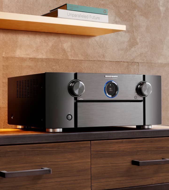 Marantz SR8015 11.2 Ch 8K AV Receiver With 3D Sound and HEOS Built-in-Home theater expert Store
