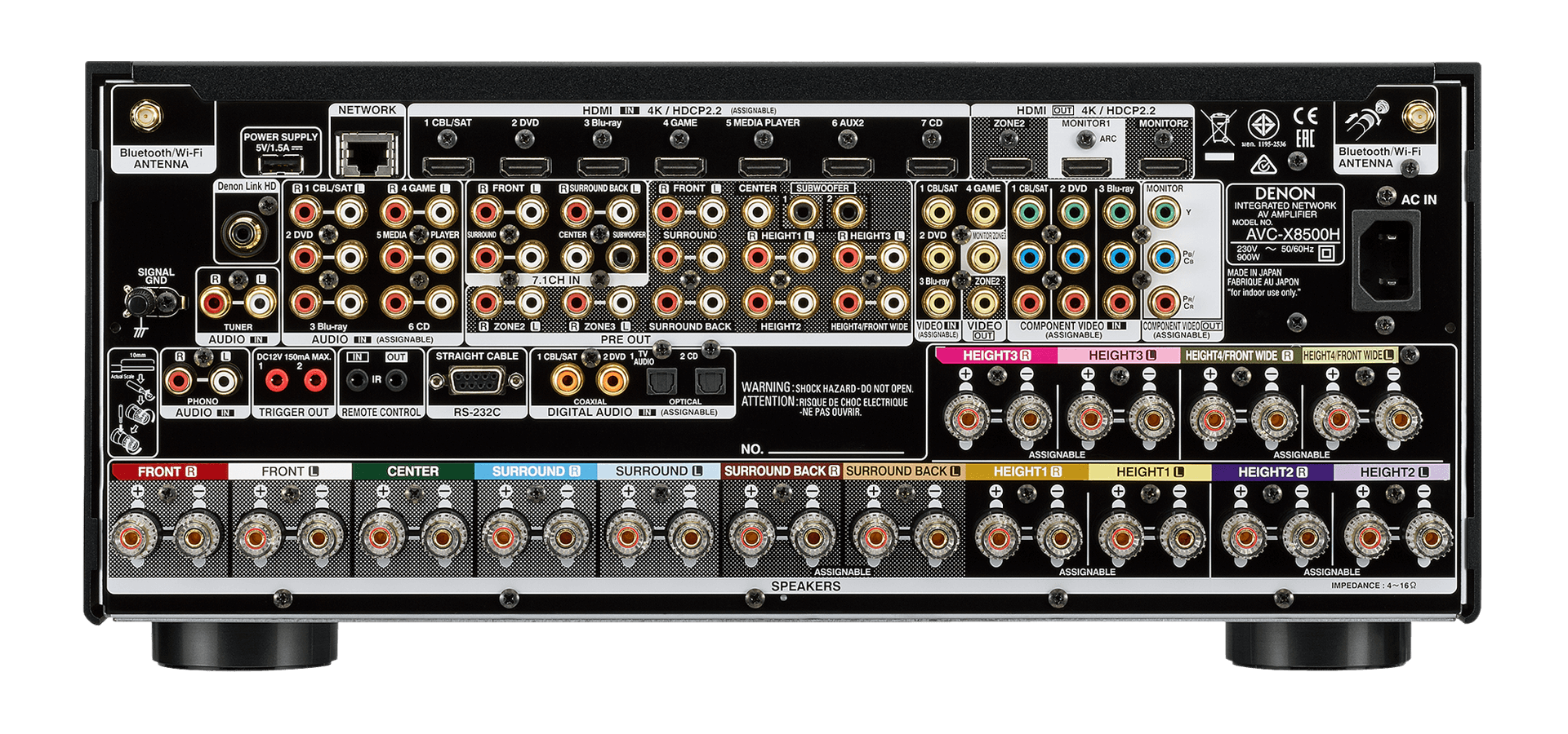 Denon AVC A110 13.2 Channel AV Receiver-