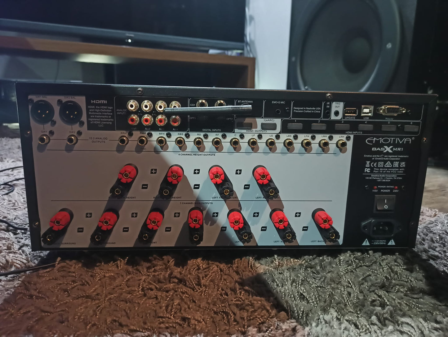 Emotiva Basx MR1 - 11.2 Channel AV Receiver-Home theater expert Store