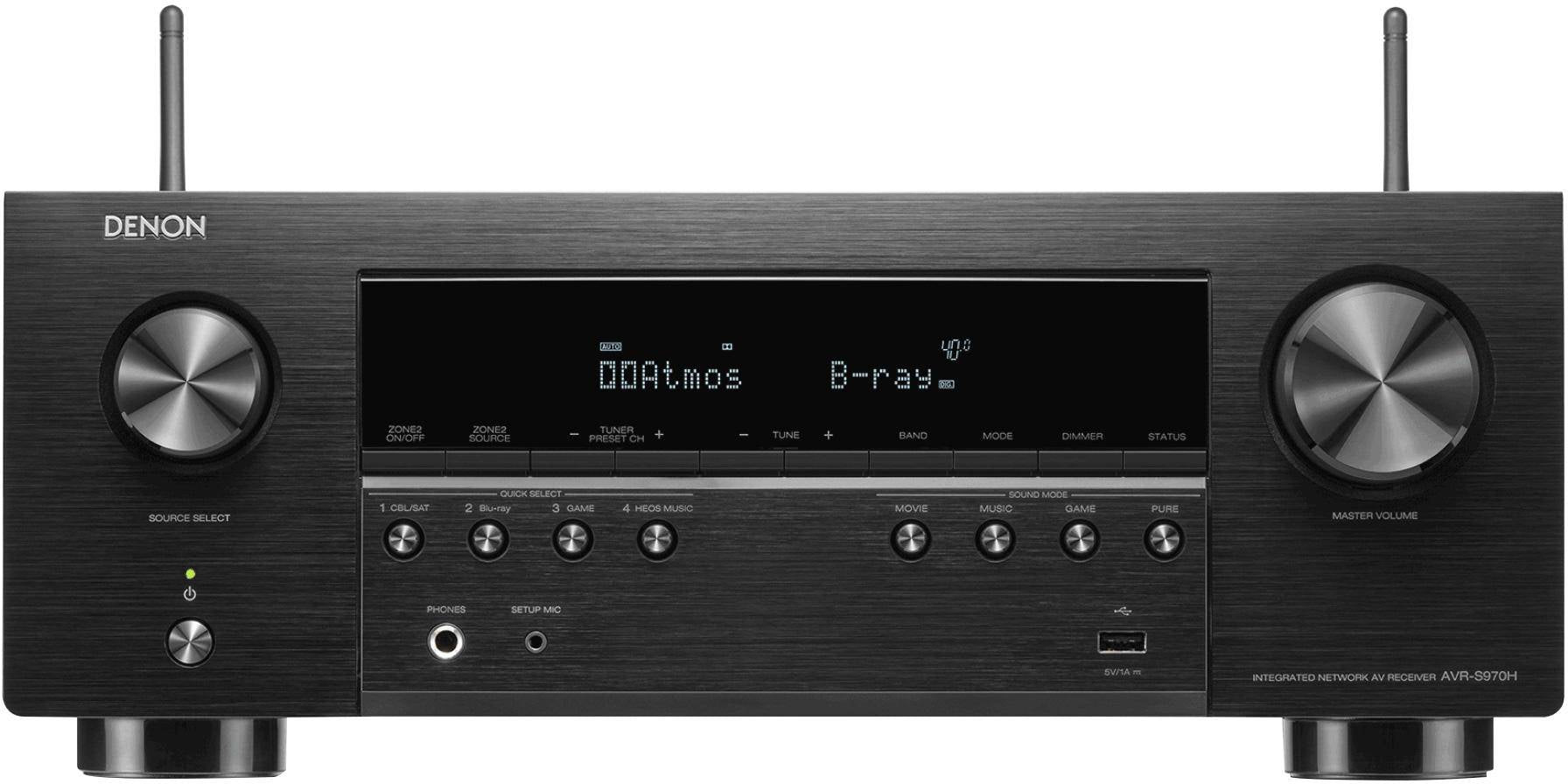 Denon AVR-S970H 8K Video 7.2 Channel Receiver