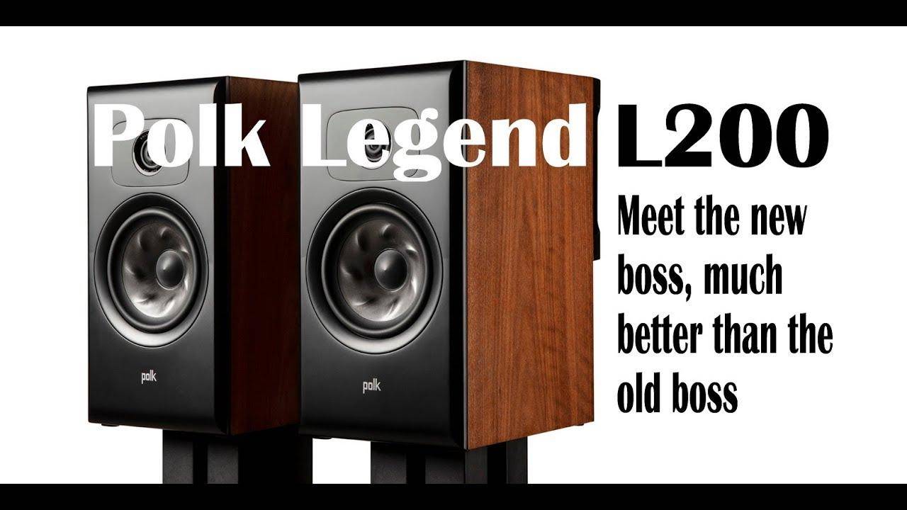 Bookself Speaker - Polk Audio Legend L200 Large Premium Bookshelf Speakers (Pair)