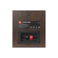 JBL Stage 240B - 2-Way Bookshelf Speaker (Black) (Pair)
