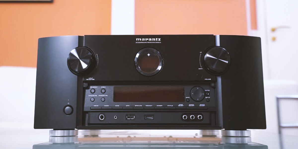 Marantz SR8015 11.2 Ch 8K AV Receiver With 3D Sound and HEOS Built-in-Home theater expert Store