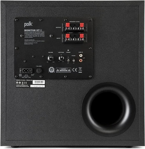 Polk Audio Monitor XT12 Powered Subwoofer-Home theater expert Store
