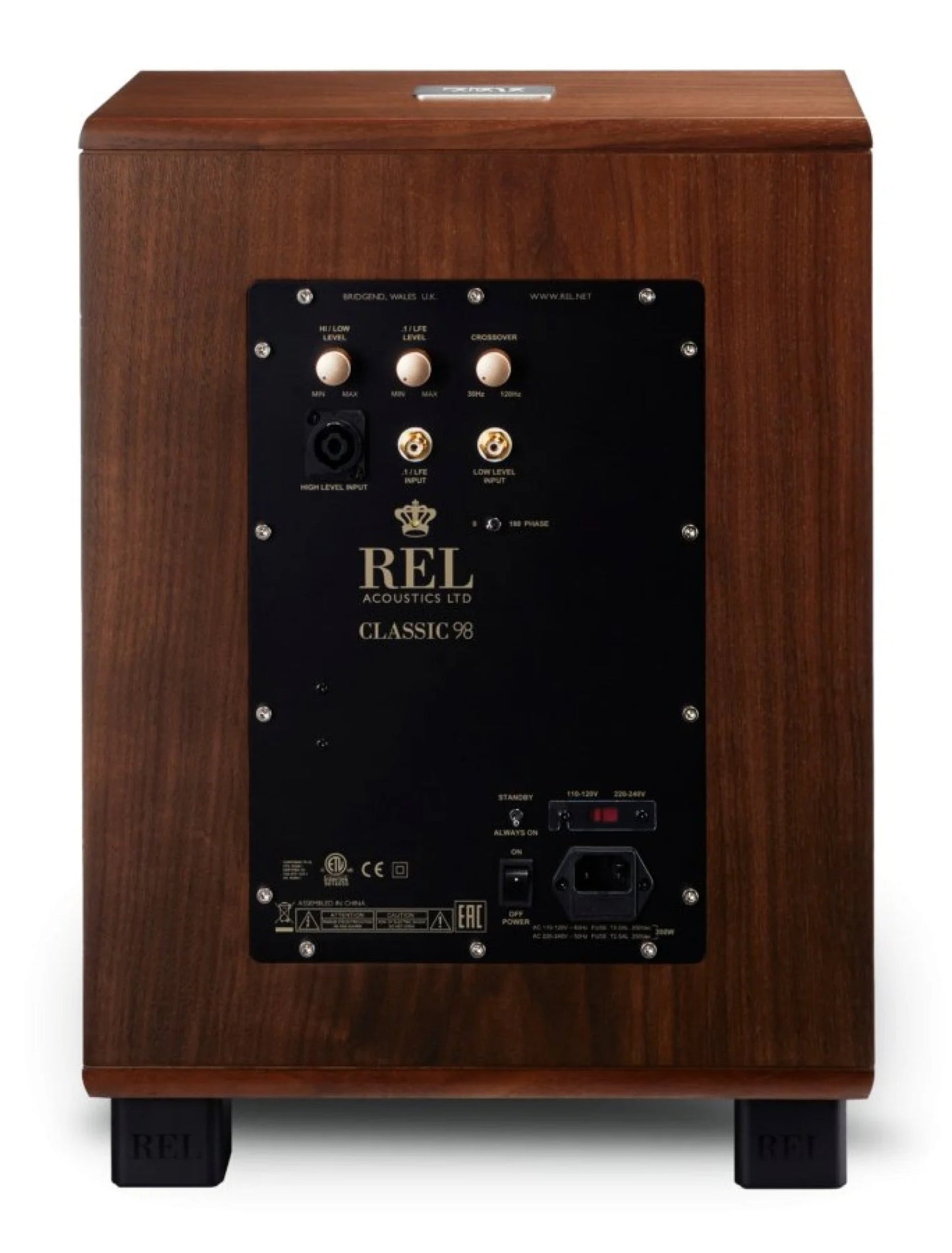 REL Acoustics Classic 98 - 10-Inch Powered Subwoofer for Superior Audio