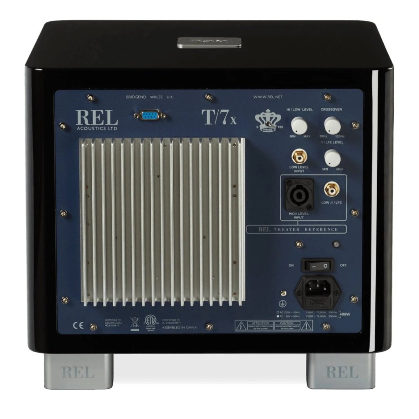 REL T/7x - 8-Inch Powered Subwoofer for Exceptional Bass Performance