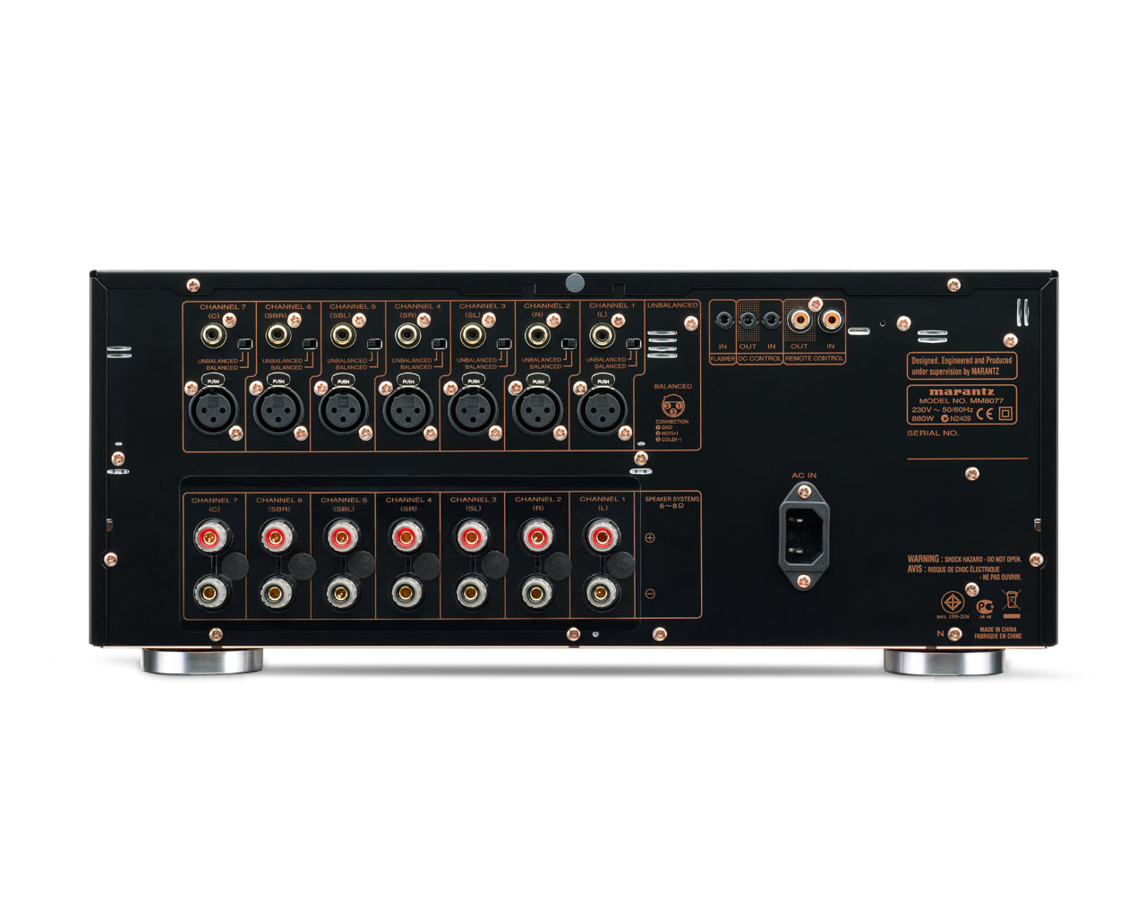 Amplifair - Marantz MM8077 150W 7 Channel Power Amplifier Circuit