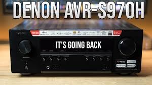 Denon AVR-S970H 8K Video 7.2 Channel Receiver 