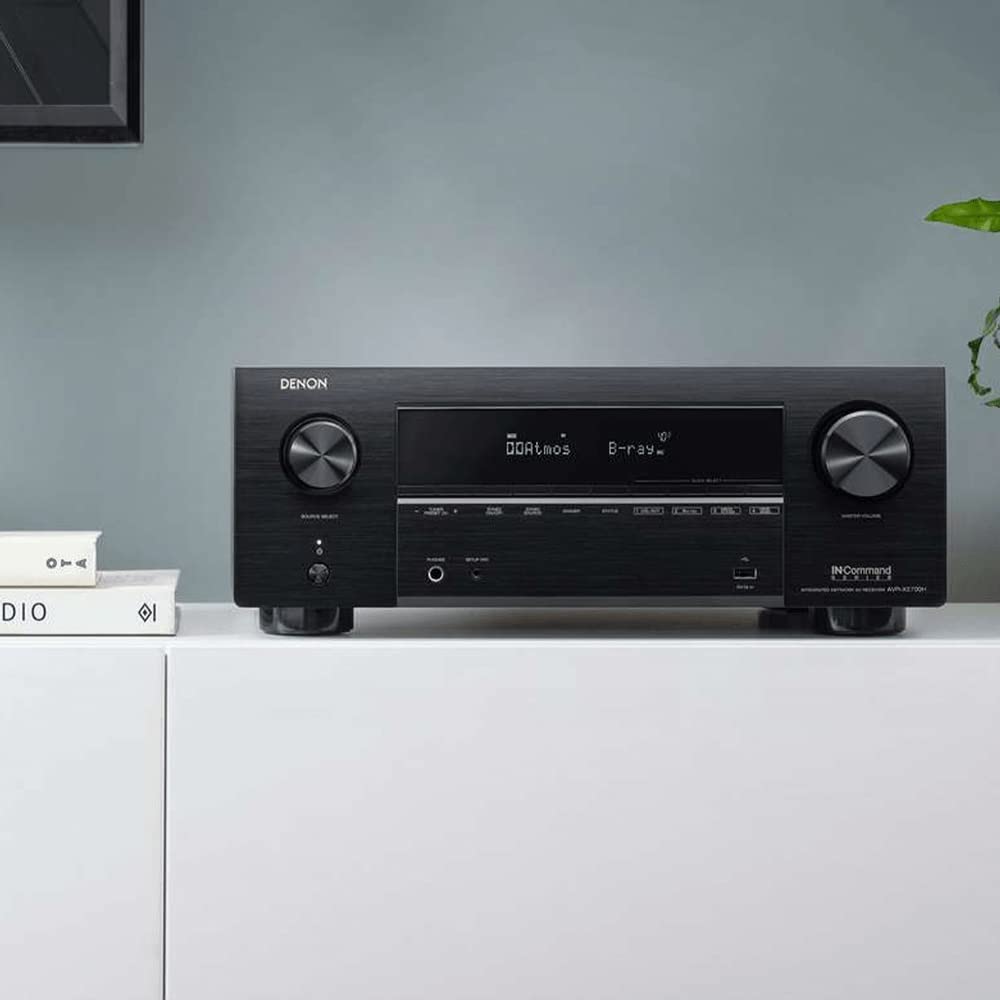 Denon AVR X3700H 8K Ultra HD 9.2 Channel AV Receiver with HEOS Built-In