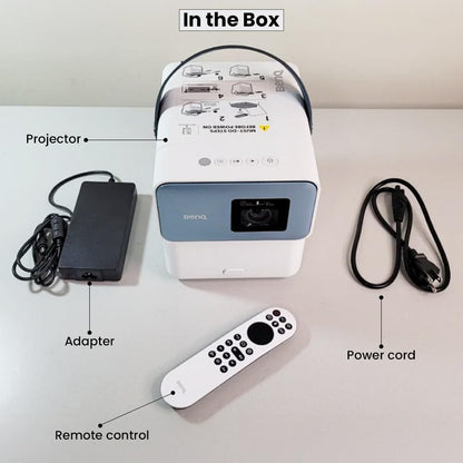 BenQ GP100 Portable Smart 4k Projector with 20W Speakers