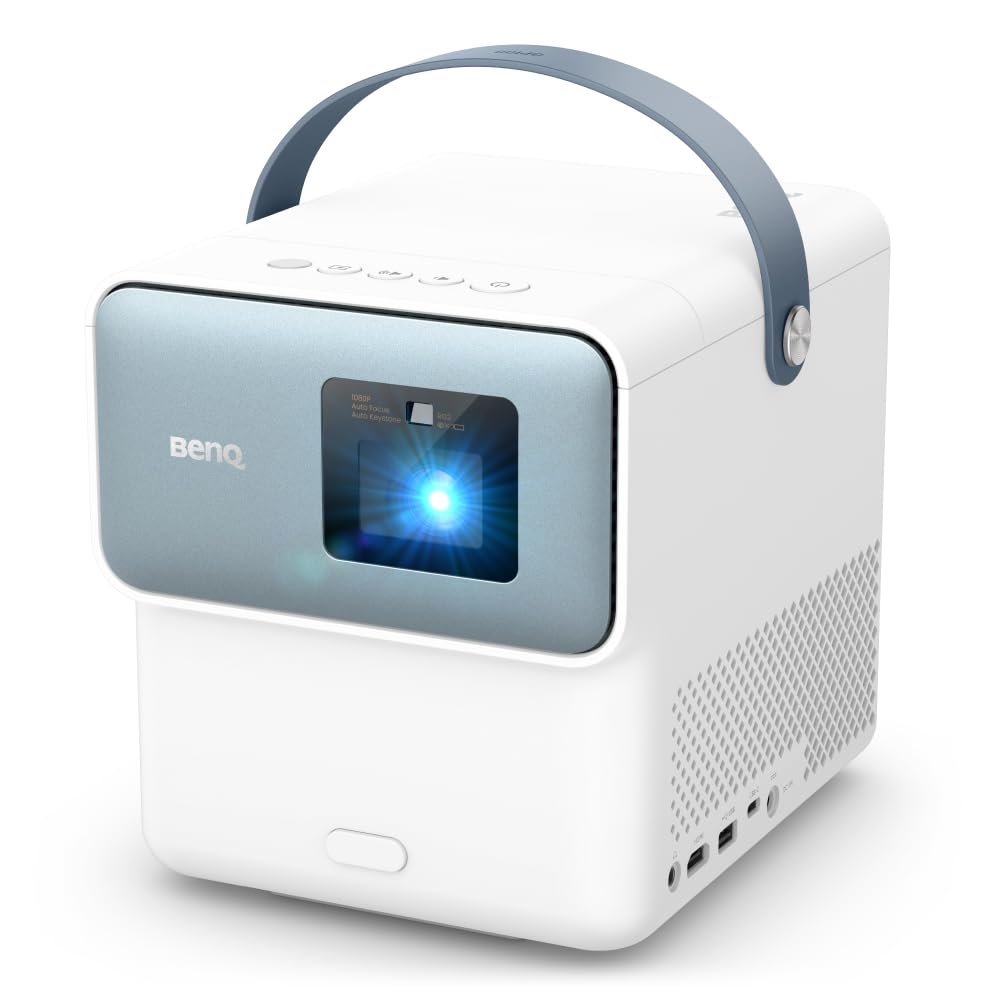 BenQ GP100 Portable Smart 4k Projector with 20W Speakers