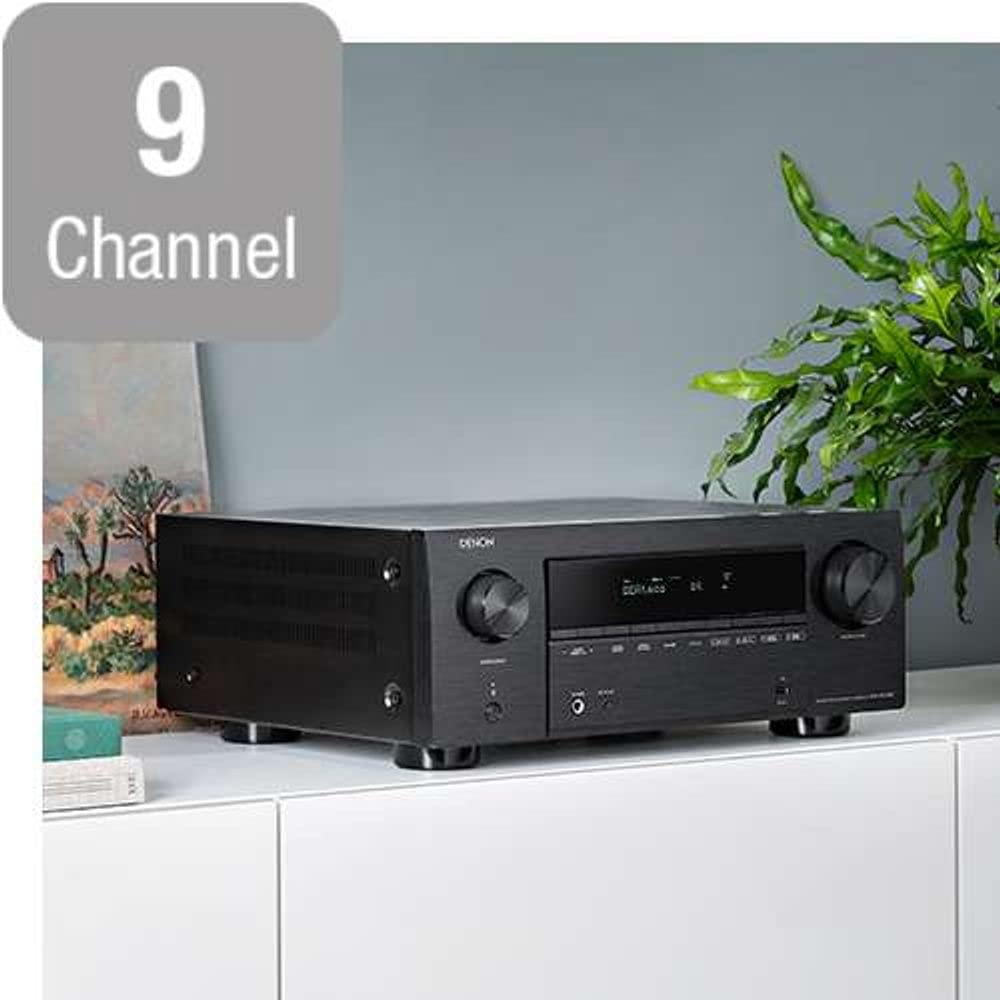 Denon AVR X3700H 8K Ultra HD 9.2 Channel AV Receiver with HEOS Built-In