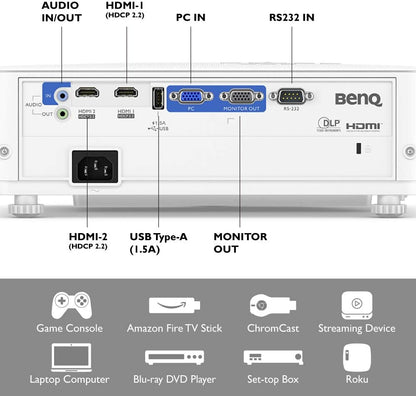 BenQ TH-685 1080p Gaming Home Theater 4k Projector with HDR