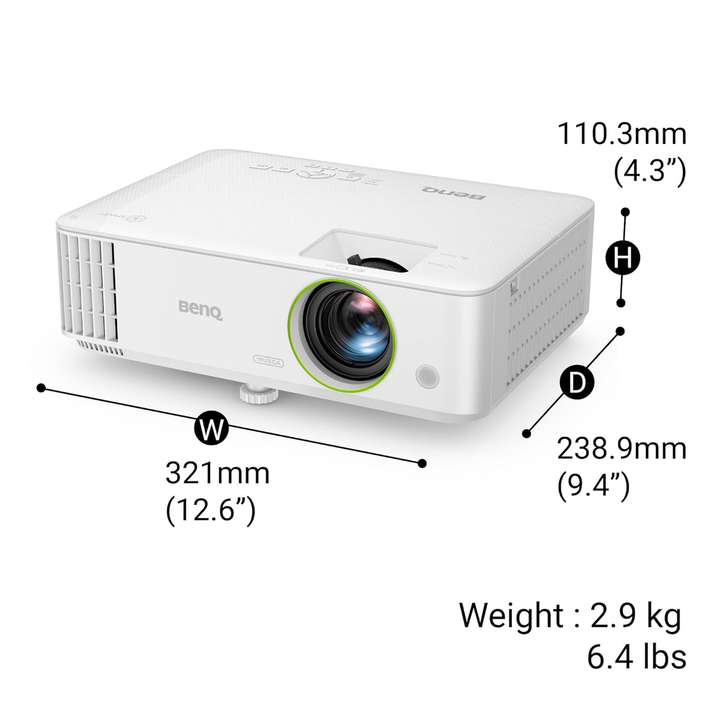 BenQ EU610ST - 3800 Lumens DLP Full HD Android Smart Short Throw Projector