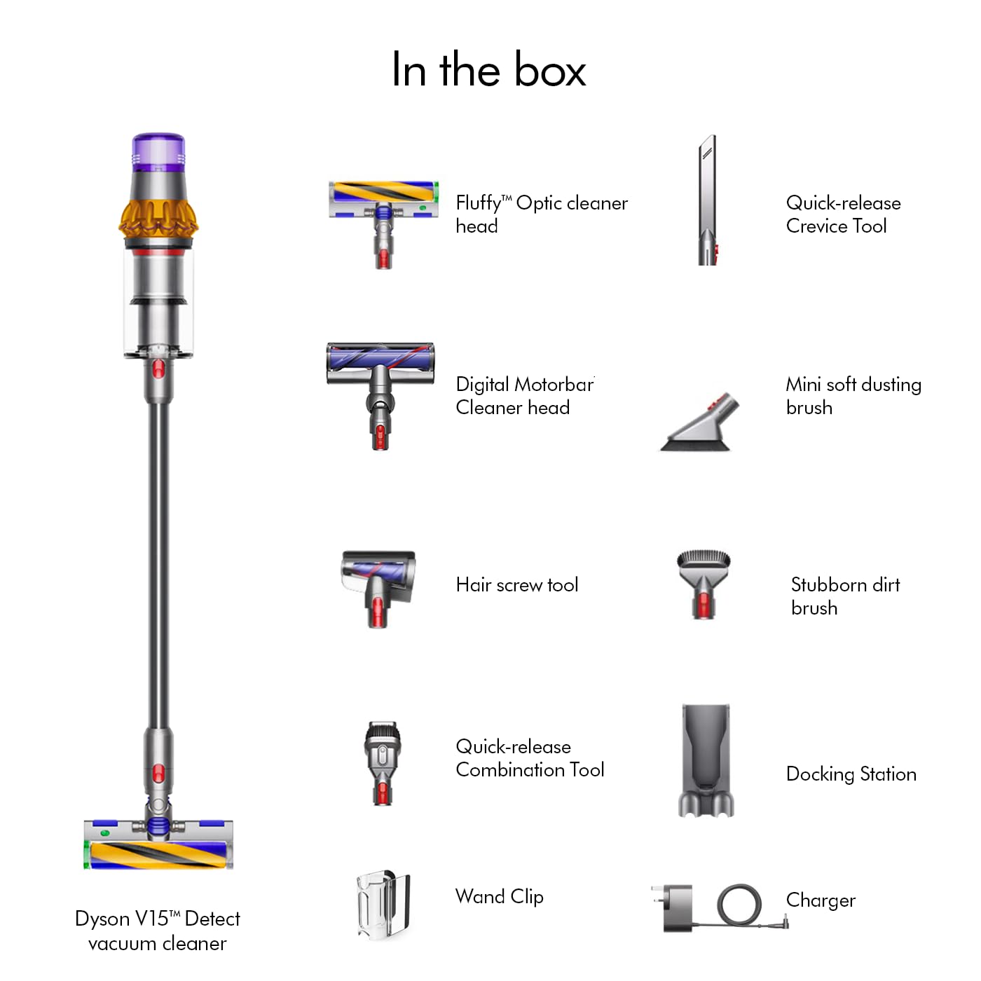 Dyson V15 Detect Laser Slim Vacuum Cleaner