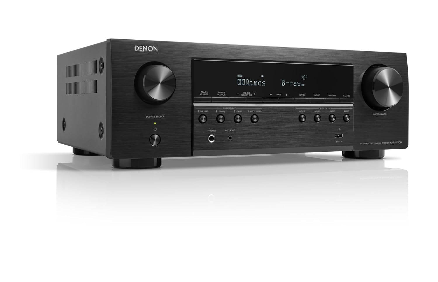 Denon AVR-S770H 7.2-Channel Network 8K AV Receiver