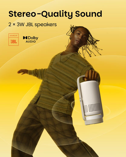 XGIMI Vibe One Portable Smart Projector | Full HD 1080p | Google TV with Netflix | JBL Speakers