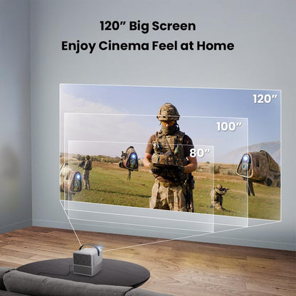 BenQ GP100 Portable Smart 4k Projector with 20W Speakers