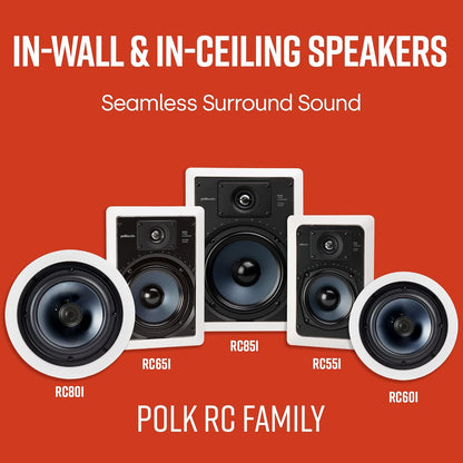 Polk Audio RC80i 2-Way In-Ceiling Speakers (Pair)