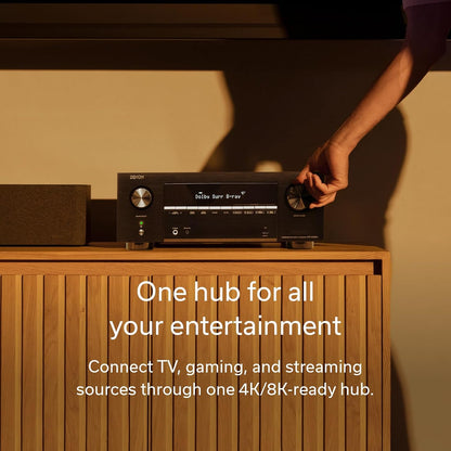 Denon AVR-X3900H 9.4 Ch. 105W 4K/8K Dolby Atmos AV Receiver