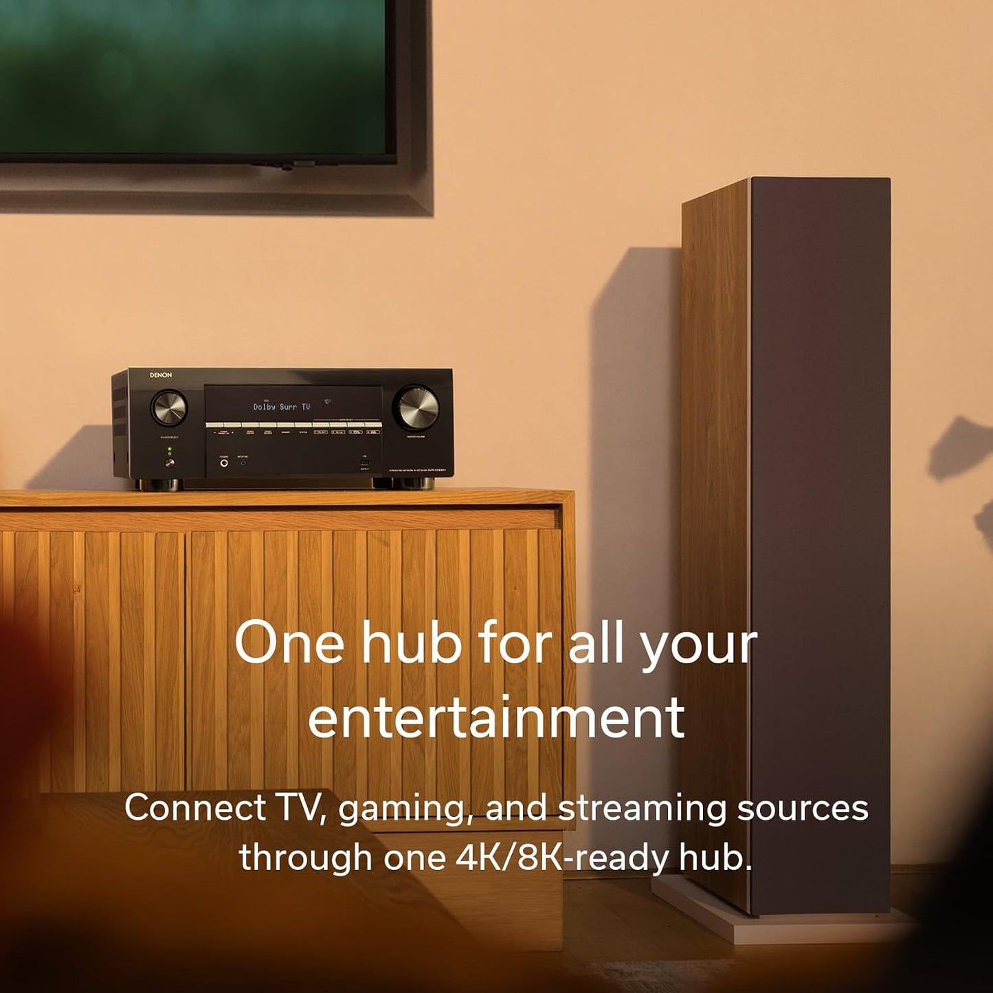 Denon AVR X2900H 7.2 Channel AV Receiver  Premium 8K Dolby Atmos Home Theater Receiver