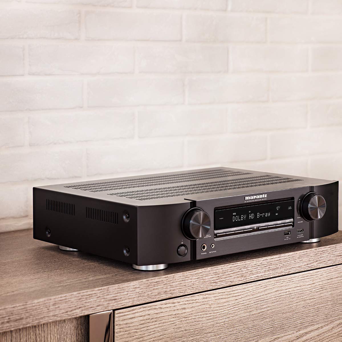 AV Receiver - Marantz NR-1510 5.2-Channel 4K Ultra HD AV Receiver With HEOS