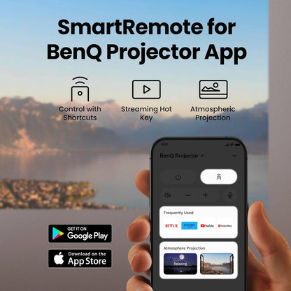 BenQ GP520 - 4K HDR UHD 2600 Lumens 4 LED Home Cinema Android Smart Portable Projector