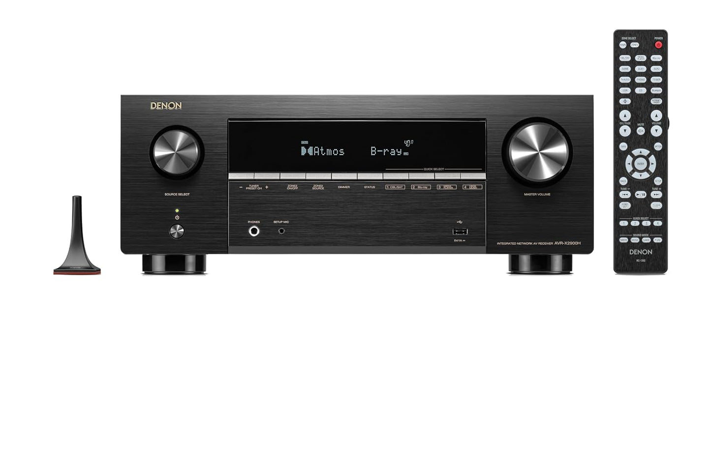 Denon AVR X2900H 7.2 Channel AV Receiver  Premium 8K Dolby Atmos Home Theater Receiver
