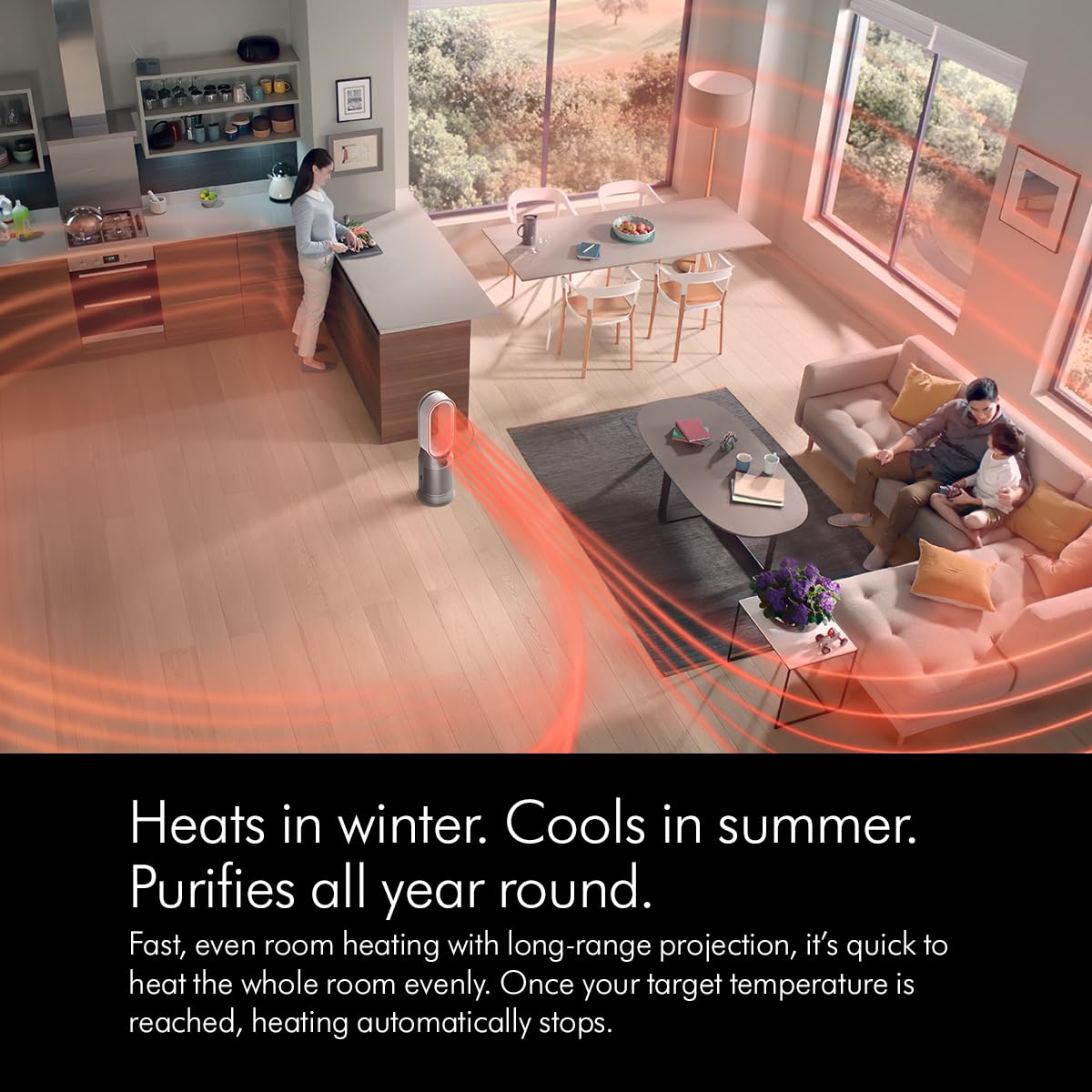 Dyson HP07 Purifier Hot+Cool Air Purifier Fan Heater