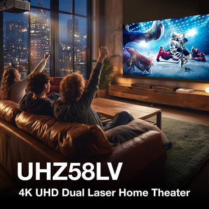 Optoma UHZ58 4K UHD Smart Laser Home Cinema Projector