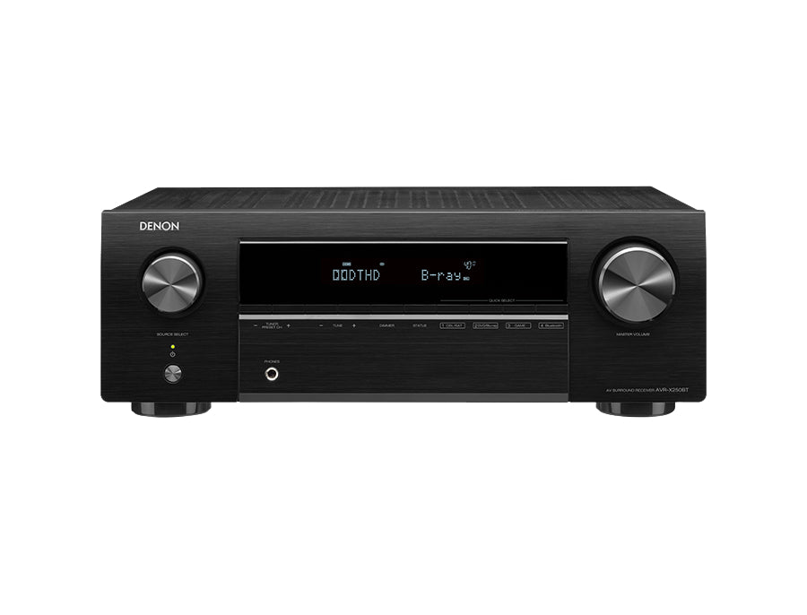 Denon AVR-X250BT 5.1 Channel 4K Ultra HD AV Receiver 